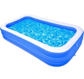 Kids Swimming Pools 0.4mm Thick 120*72*22 inch Inflatable Pool