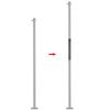 Extension Pole Extender Black