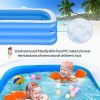 Kids Swimming Pools 0.4mm Thick 120*72*22 inch Inflatable Pool