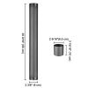 Extension Pole Extender Black